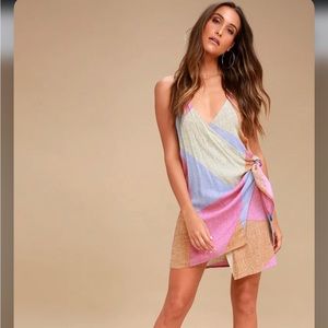 ONEILL Marlo wrap dress coverup M